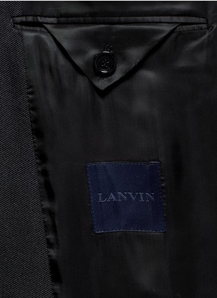  - LANVIN - Slim fit metallic jacquard tuxedo blazer