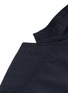 Detail View - Click To Enlarge - LANVIN - Slim fit collar trim wool blazer
