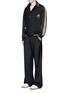 Figure View - Click To Enlarge - LANVIN - Slim fit grosgrain collar polo shirt