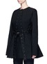 Front View - Click To Enlarge - ELLERY - 'Femme' eyelet selvedge collarless jacket