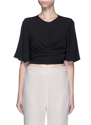 Main View - Click To Enlarge - ELLERY - 'Dalliance' wrap tie crepe top