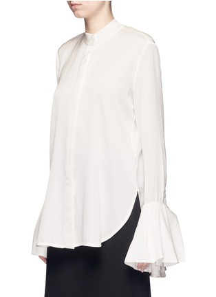 Detail View - Click To Enlarge - ELLERY - 'Little Me' ruffle cuff silk georgette blouse