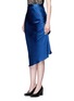 Front View - Click To Enlarge - ELLERY - 'Charlemagne' ruched silk skirt
