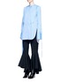 Figure View - Click To Enlarge - ELLERY - 'Melodrama' ruched sleeve dot shirt