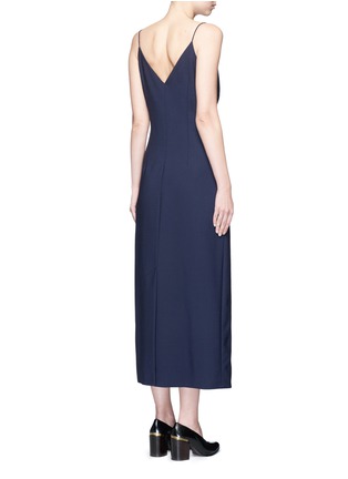 Back View - Click To Enlarge - ELLERY - 'Barton' zip front camisole dress