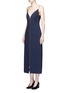 Front View - Click To Enlarge - ELLERY - 'Barton' zip front camisole dress
