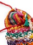 Detail View - Click To Enlarge - ANNA KOSTUROVA - 'Aztec' seashell stripe crochet monokini swimsuit