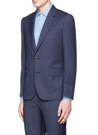 Front View - Click To Enlarge - PAUL SMITH - 'Soho' pinstripe wool suit