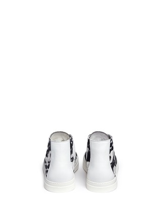 Back View - Click To Enlarge - PIERRE HARDY - 'Frisco' camocube print high top sneakers