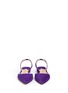 Front View - Click To Enlarge - PAUL ANDREW - 'Rhea 15' suede slingback flats