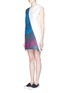 Front View - Click To Enlarge - COCURATA - Polyphasic print panel dress