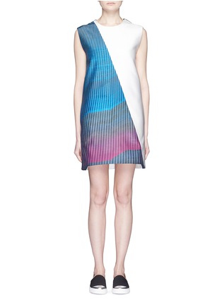 Main View - Click To Enlarge - COCURATA - Polyphasic print panel dress