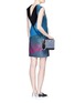 Figure View - Click To Enlarge - COCURATA - Polyphasic print panel dress