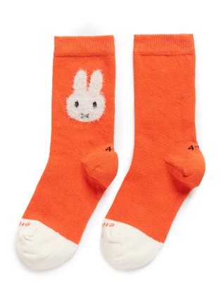 Main View - Click To Enlarge - ETIQUETTE CLOTHIERS - x Miffy intarsia kids socks