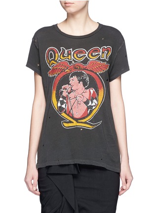 Main View - Click To Enlarge - MADEWORN - 'Queen 1980' cotton band T-shirt