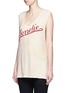Front View - Click To Enlarge - MADEWORN - 'Blondie T' cotton tank top
