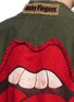 Detail View - Click To Enlarge - MADEWORN - 'Rolling Stones' one of a kind patch cotton jacket