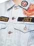 Detail View - Click To Enlarge - MADEWORN - 'Ramones' one of a kind patch denim vest