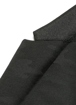 Detail View - Click To Enlarge - NEIL BARRETT - Bomber sleeve camouflage jacquard blazer