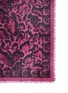 Detail View - Click To Enlarge - ALEXANDER MCQUEEN - Leopard print skull cashmere-silk scarf