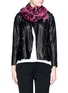Figure View - Click To Enlarge - ALEXANDER MCQUEEN - Leopard print skull cashmere-silk scarf