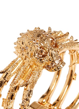 Detail View - Click To Enlarge - ALEXANDER MCQUEEN - Owl skull bangle