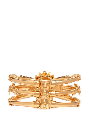 Back View - Click To Enlarge - ALEXANDER MCQUEEN - Owl skull bangle