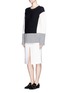 Figure View - Click To Enlarge - CHLOÉ - Colourblock wool-cotton sweater