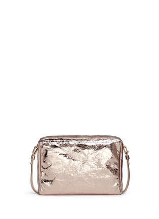 Back View - Click To Enlarge - JIMMY CHOO - 'Phoebe' crinkle leather crossbody bag