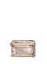 Main View - Click To Enlarge - JIMMY CHOO - 'Phoebe' crinkle leather crossbody bag