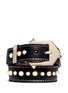 Main View - Click To Enlarge - GIVENCHY - Stud calf leather bracelet