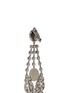 Detail View - Click To Enlarge - GIVENCHY - 'Victorian Chandelier' crystal bronze clip earrings