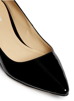 Detail View - Click To Enlarge - COLE HAAN - 'Bradshaw' patent leather wedge pumps