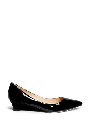 Main View - Click To Enlarge - COLE HAAN - 'Bradshaw' patent leather wedge pumps