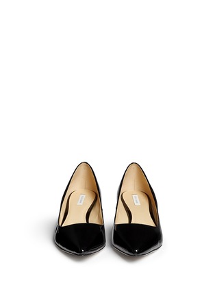 Figure View - Click To Enlarge - COLE HAAN - 'Bradshaw' patent leather wedge pumps