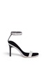 Main View - Click To Enlarge - COLE HAAN - 'Cyro' pinstripe snake embossed leather sandals