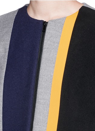 Detail View - Click To Enlarge - CYNTHIA & XIAO - Colourblock zip jacket