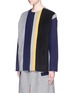 Front View - Click To Enlarge - CYNTHIA & XIAO - Colourblock zip jacket
