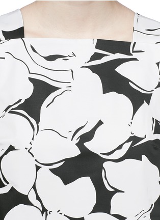Detail View - Click To Enlarge - DIANE VON FURSTENBERG - 'Kenza' stretch cotton poplin sleeveless top