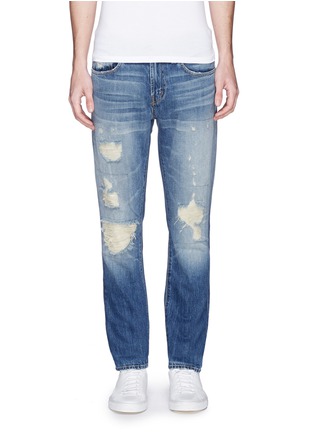 Main View - Click To Enlarge - J BRAND - 'Tyler' ripped slim fit jeans