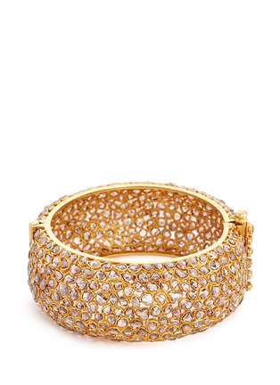 Main View - Click To Enlarge - AISHWARYA - Diamond 18k gold bangle