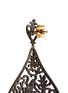Detail View - Click To Enlarge - AISHWARYA - Diamond gold alloy house filigree drop earrings