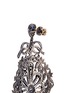 Detail View - Click To Enlarge - AISHWARYA - Diamond kyanite gold alloy fretwork drop earrings