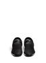 Figure View - Click To Enlarge - ALEXANDER WANG - 'Jenna' leather trim mesh Oxford slip-ons