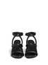 Figure View - Click To Enlarge - ALEXANDER WANG - 'Leah' leather trim mesh sandals