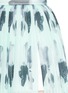 Detail View - Click To Enlarge - HELEN LEE - Floral print plissé pleat mesh midi skirt
