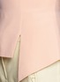 Detail View - Click To Enlarge - HELEN LEE - Cutout peplum stretch crepe top