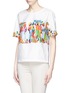 Front View - Click To Enlarge - STELLA JEAN - 'Cavaletta K.' women print cotton poplin T-shirt