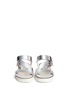 Figure View - Click To Enlarge - SARAH SUMMER - Mirror leather flatform sandals