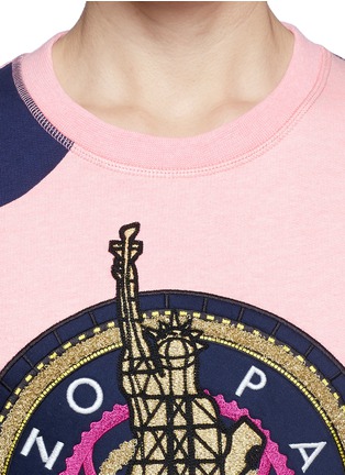Detail View - Click To Enlarge - KENZO - 'Dots & Liberty' embroidery sweatshirt